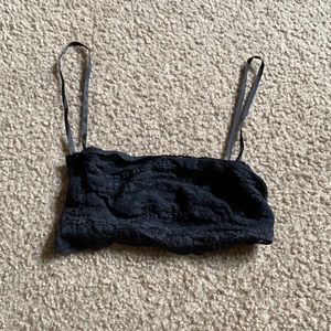 Black Free People Lace Bandeau